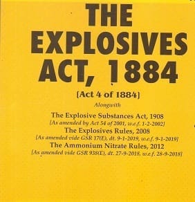 Explosive Act in English BARE Act Latest Edition 2022