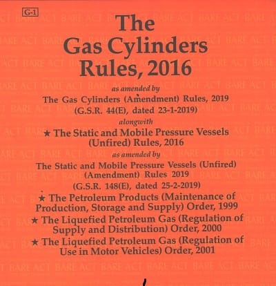 Gas Cylinders Rules BARE ACT Latest Edition 2022
