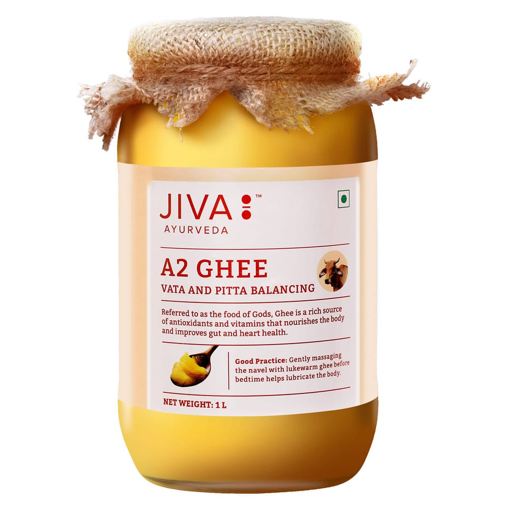 Jiva A2 Gir Cow Ghee - Pure Desi Ghee 1L