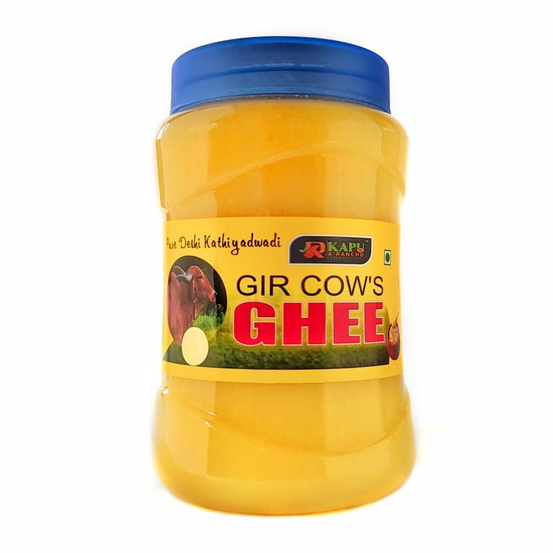 KAPU & RANCHO INTERNACIONAL  Gir Cow’s Ghee – Pure Desi Kathiyadwadi – 1000ml (1KG)