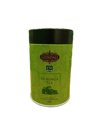 GLENDALE Moringa Tea | 100 g | Pack of 1 | Total 100 g | High Grown Nilgiri Tea | 100% Natural | No Artificial Flavours Added