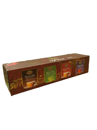 GLENDALE Gift Pack | 50 g x 4 Tins | Total 200 g | Pack of 1 | High Grown Nilgiri Tea
