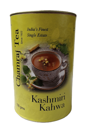 CHAMRAJ Kashmiri Kahwa Tea 100 gms | Pack of 1 | Total 100 gms | India's Finest Single Estate Nilgiri Tea