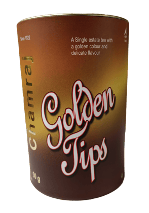 CHAMRAJ Golden Tips 50 g | Pack of 1 | Total 50 g | A Single Estate Tea with Golden Colour and Delicate Flavour | Chamraj Finest Nilgiri Tea