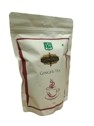 GLENDALE Ginger Tea | 250 g | Pack of 1 | Total 250 g | High Grown Nilgiri Tea | 150 Years of Heritage