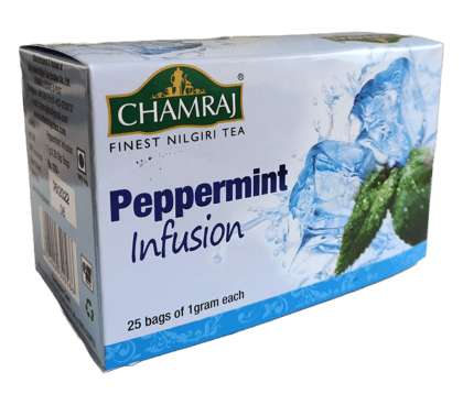CHAMRAJ Peppermint Infusion | 25 Dip Bags of 1 gram each | Pack of 1 | Total 25 g | Finest Nilgiri Tea