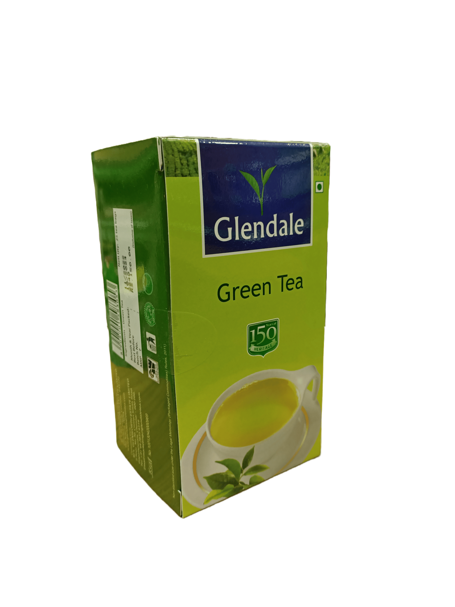 GLENDALE Green Tea | 25 Enveloped Tea Bags | Pack of 1 | Total 25 Dip Tea Bags | High Grown Nilgiri Tea