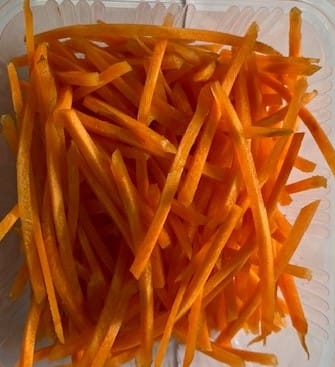 CARROT JULIENNE CUT 200 gms