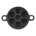 Mannar Craft Store  Pre-Seasoned Smooth Cast Iron Paniyaram Pan