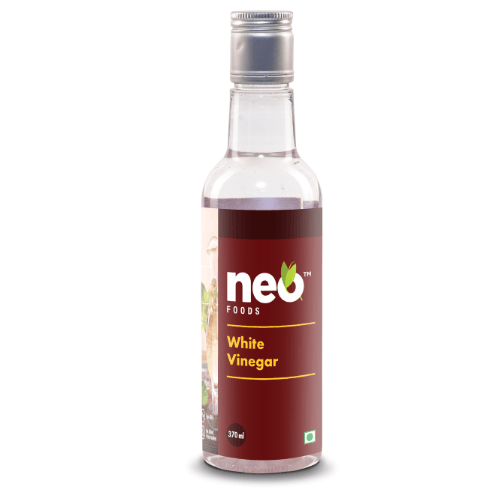 Neo White Natural Vinegar 370ml I 100% Natural Rich in Nutrient and Antioxidants I Good for Hair & Skin, Helps in Weight Loss I No Artificial Colors and Preservatives I Pet Bottle I