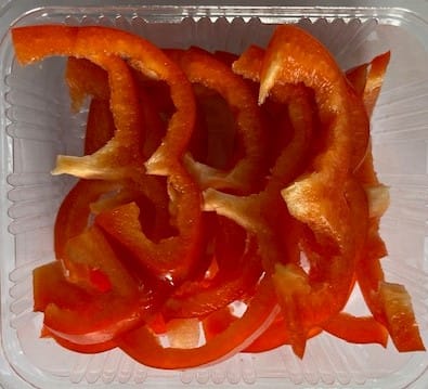 RED CAPSICUM SLICED 200 GMS