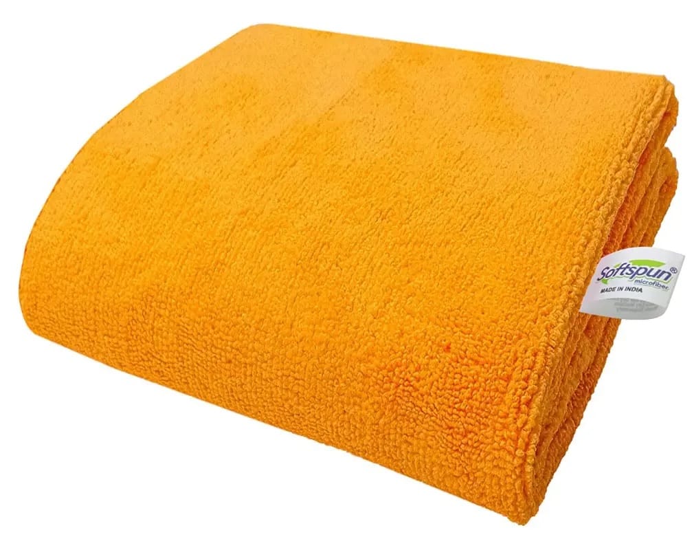 SOFTSPUN Microfiber Bath & Hair, Care Towel Set of 1 Piece, 70x140 Cms