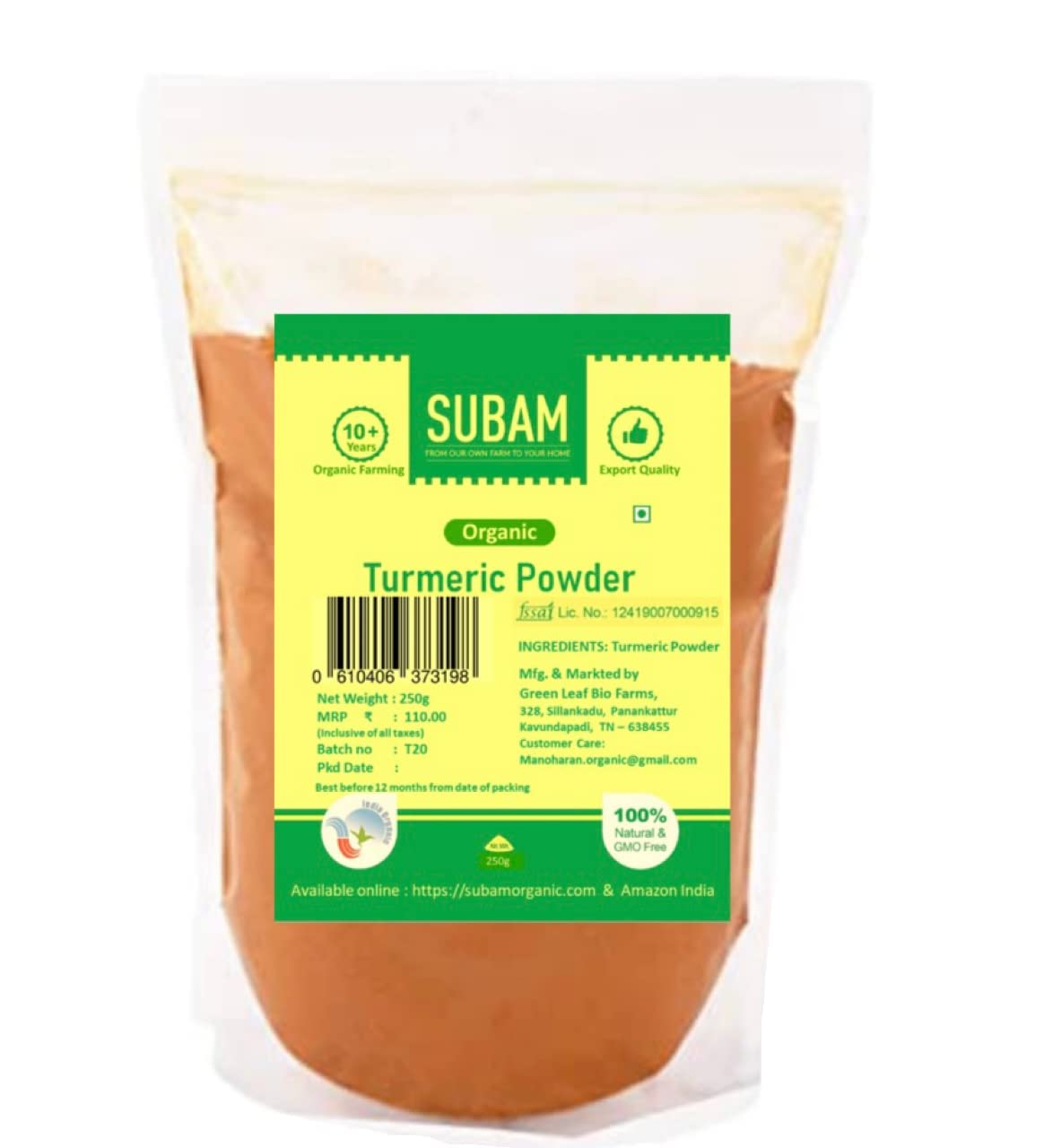 Organic Turmeric Powder