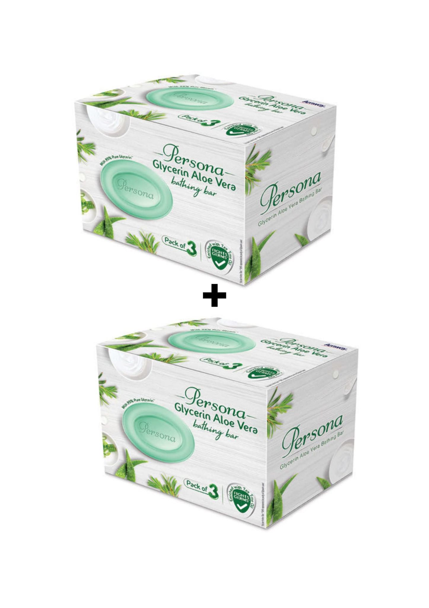 Amway Persona Glycerin Aloe Vera Bathing Bar (Pack of 12)