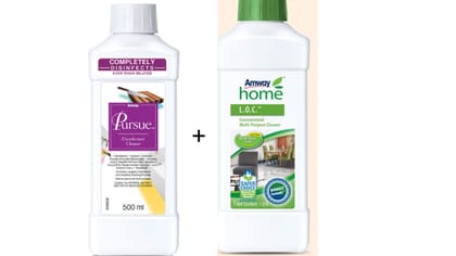 Home L.O.C. Concentrated Multipurpose Cleaner 1.33L & Persue Disinfectant Cleaner 500ml combo