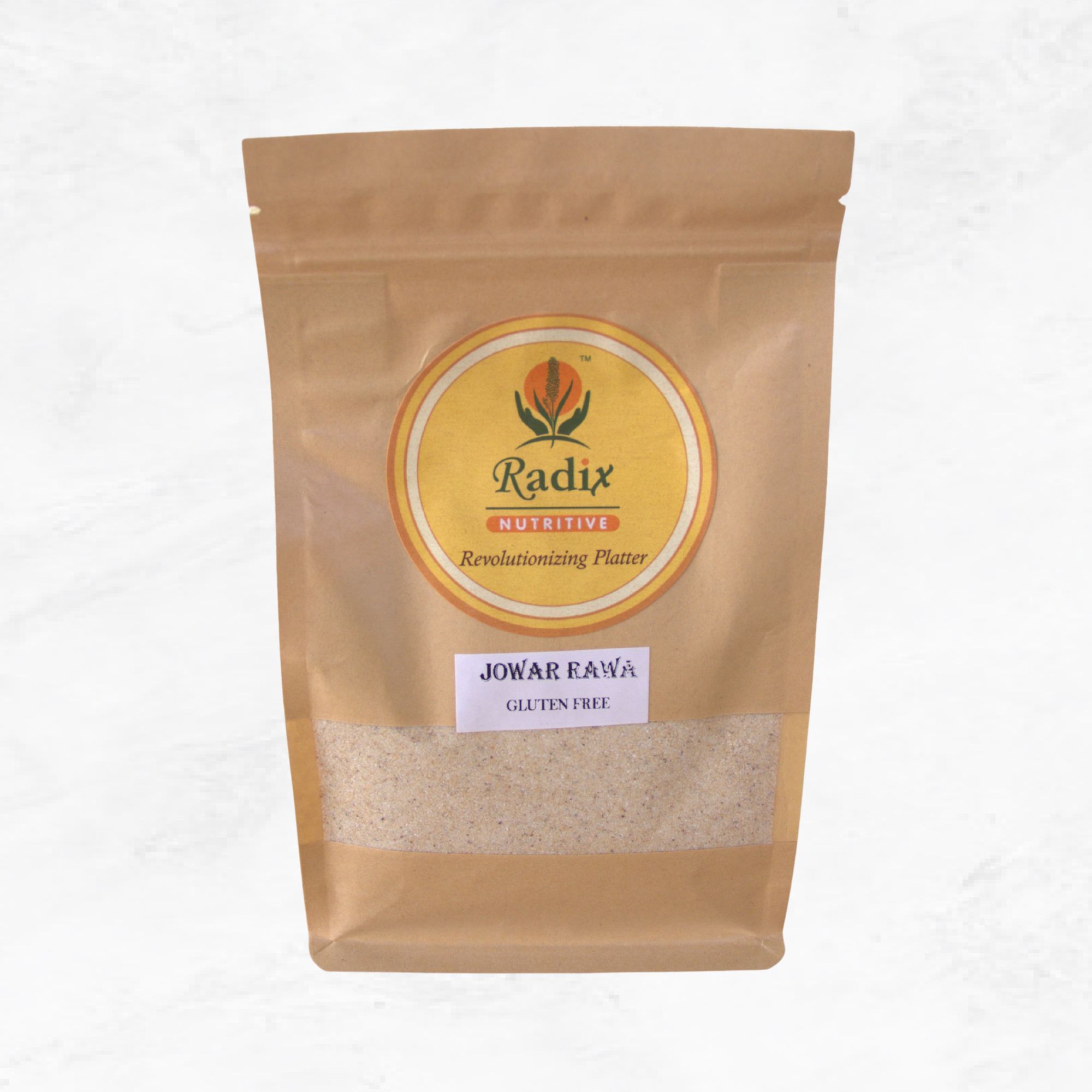 Radix Nutritive® Unpolished Jowar Rava - Gluten-free