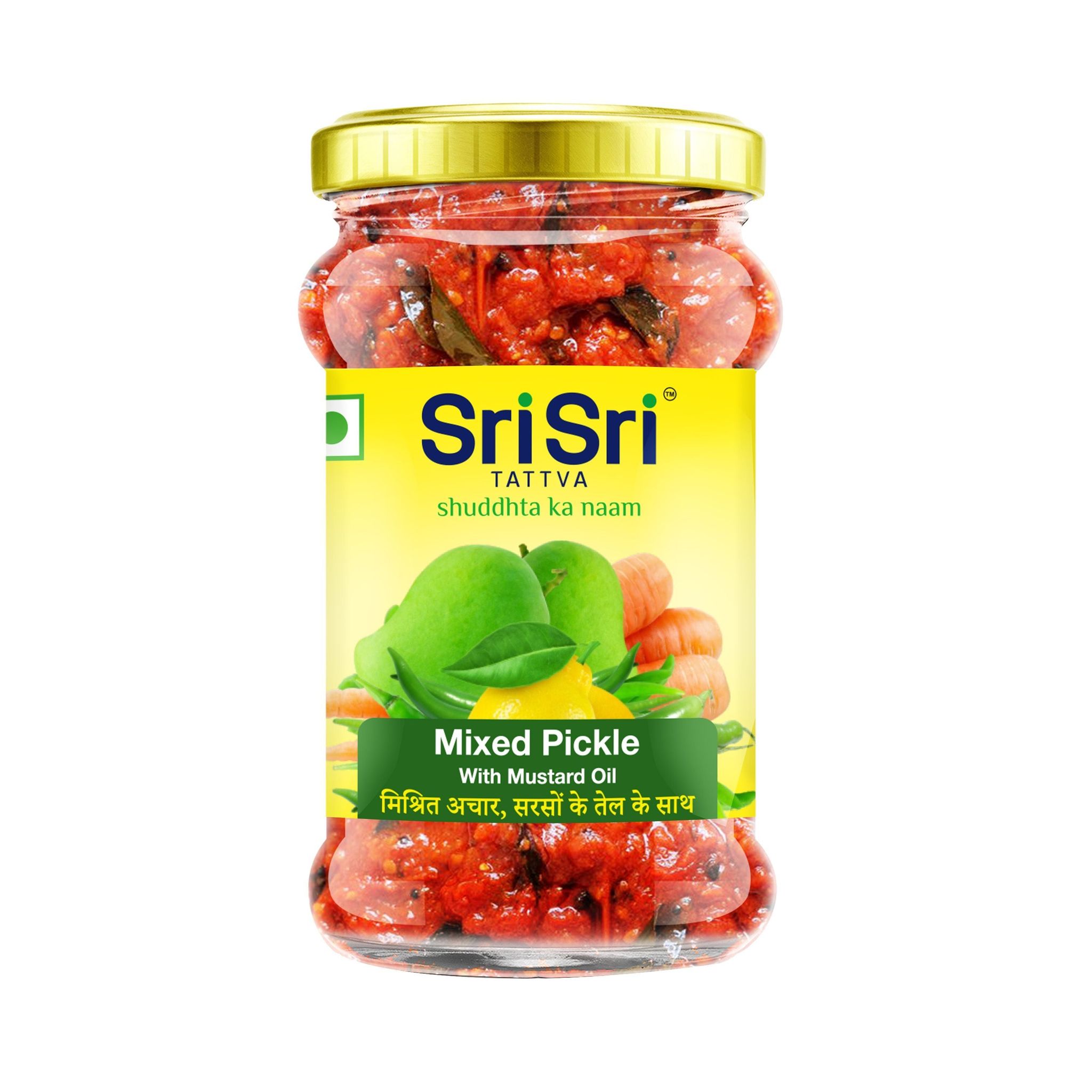 Sri Sri Tattva Mixed Pickle - Mustard Oil, 300g