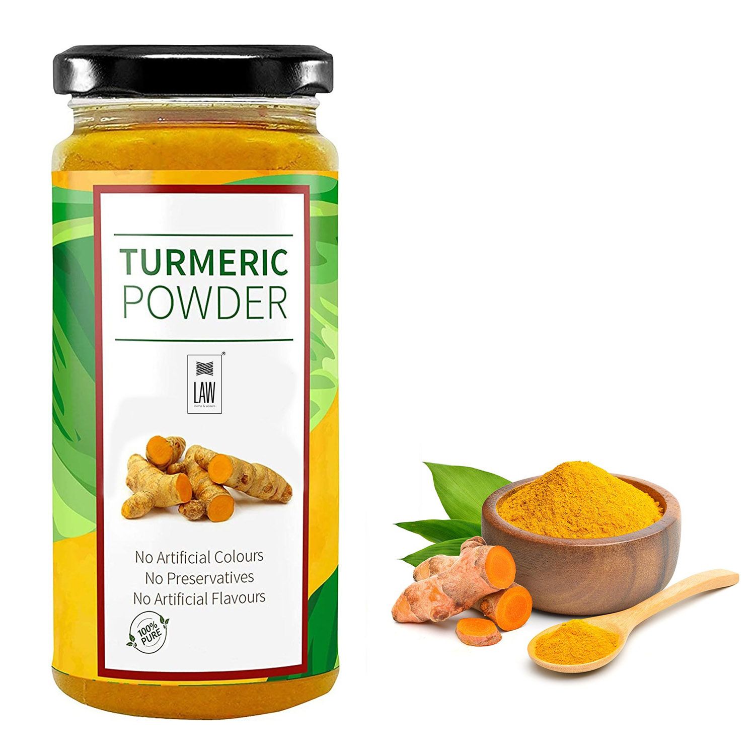 Fresh and Natural Turmeric Powder (Organically grown & Single origin produce with source details)