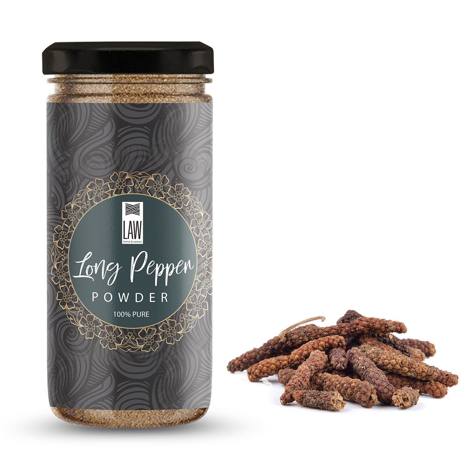 Ground Long Pepper/Thippili/Pipali Powder (Organically Grown/Single Origin & Homestead Produce)