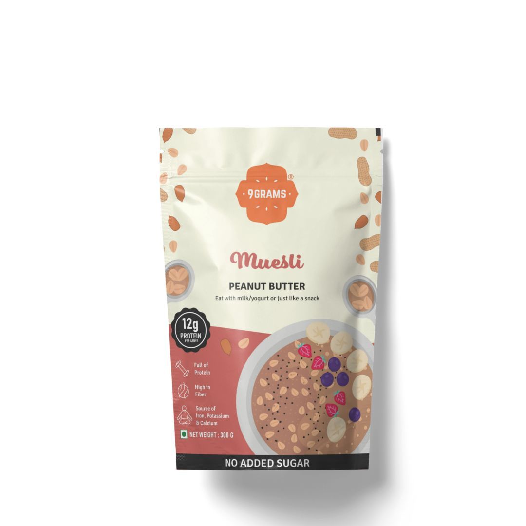 9GRAMS Whole grain Muesli-Peanut Butter