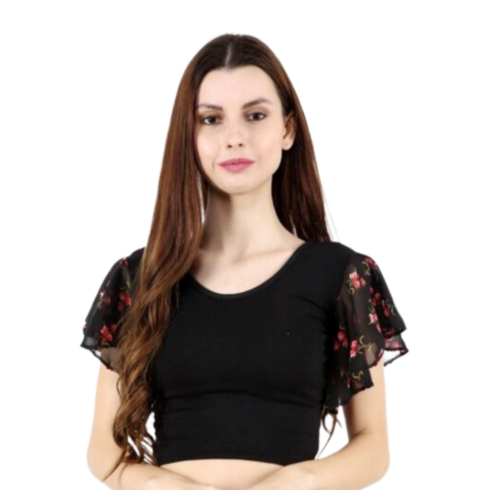 RUCHITA Fashion Rose Women Blouse (40)