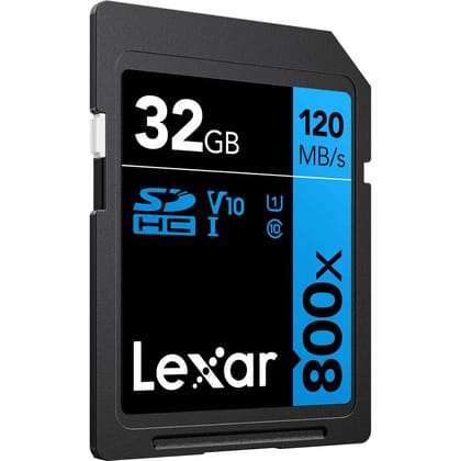 Lexar High Performance 800x 32GB SDXC UHS-I U3 SD Card For Camera LSD0800032G-BNNNG