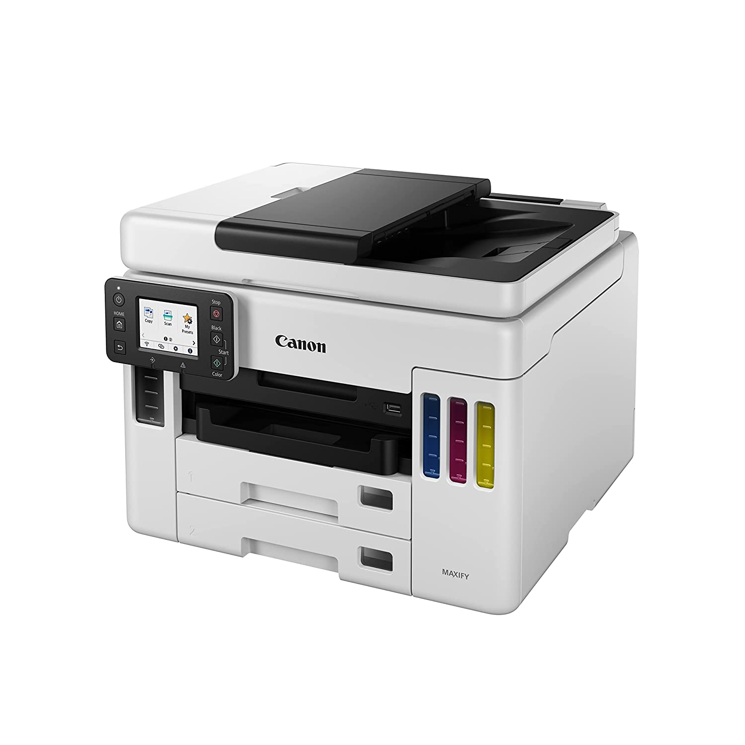 Canon MAXIFY GX7070 All in One Ink Tank Multifunction Printer Wireless,LAN,Duplex Printing,ADF