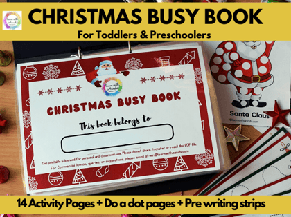 Christmas Busy Book for Toddlers (Box)