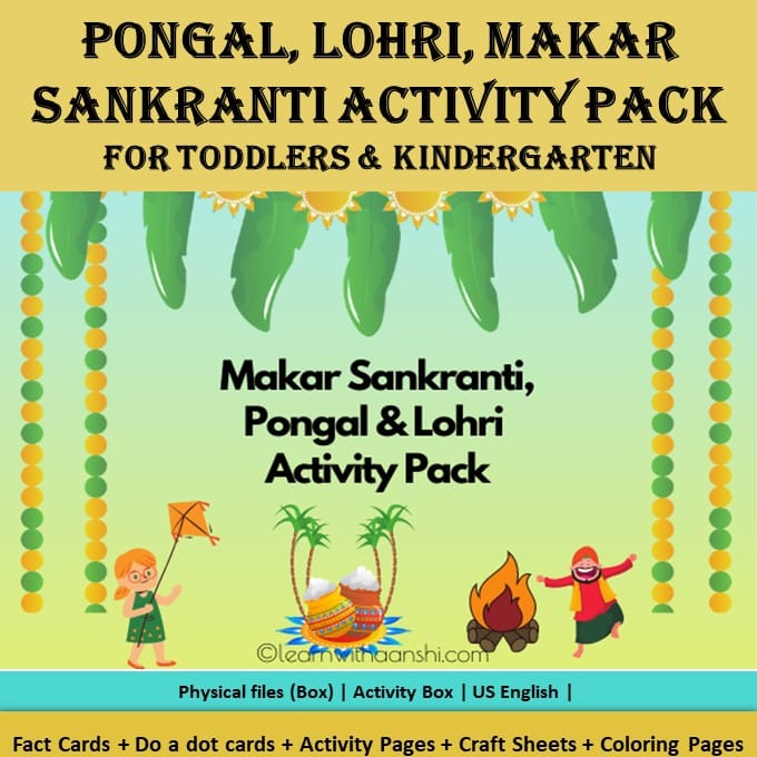 Makar Sankranti, Lohri, Pongal Activity (Box)