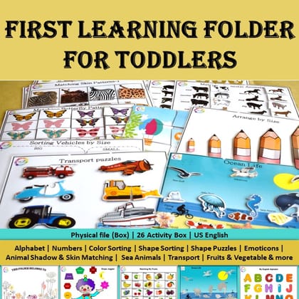 First Learning Folder for Toddlers (Box)