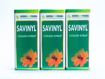 Harshul Ayur Pharma Savinyl Cough Syrup (100ml Each)