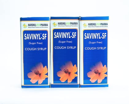 Harshul Ayur Pharma SAVINYL-SF Cough Syrup 100 ml