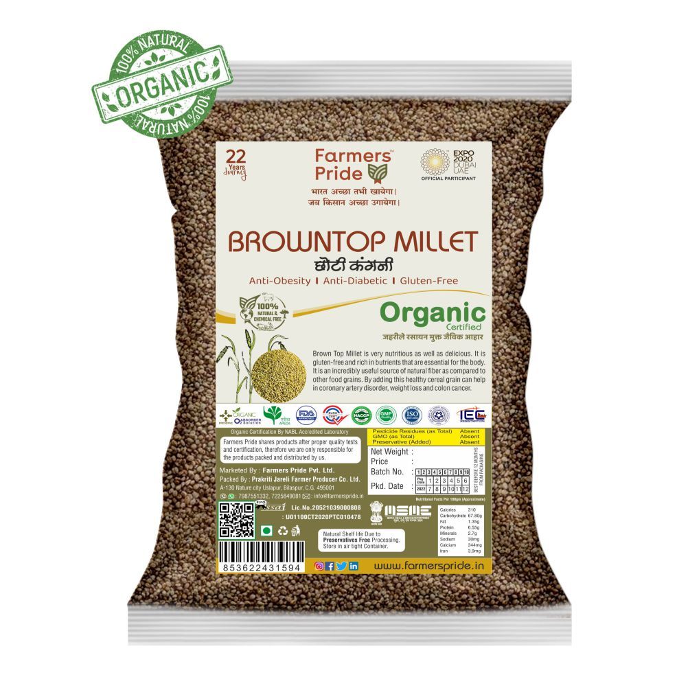 Organic Browntop Millet