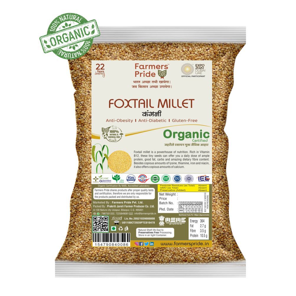 Organic Foxtail Millet