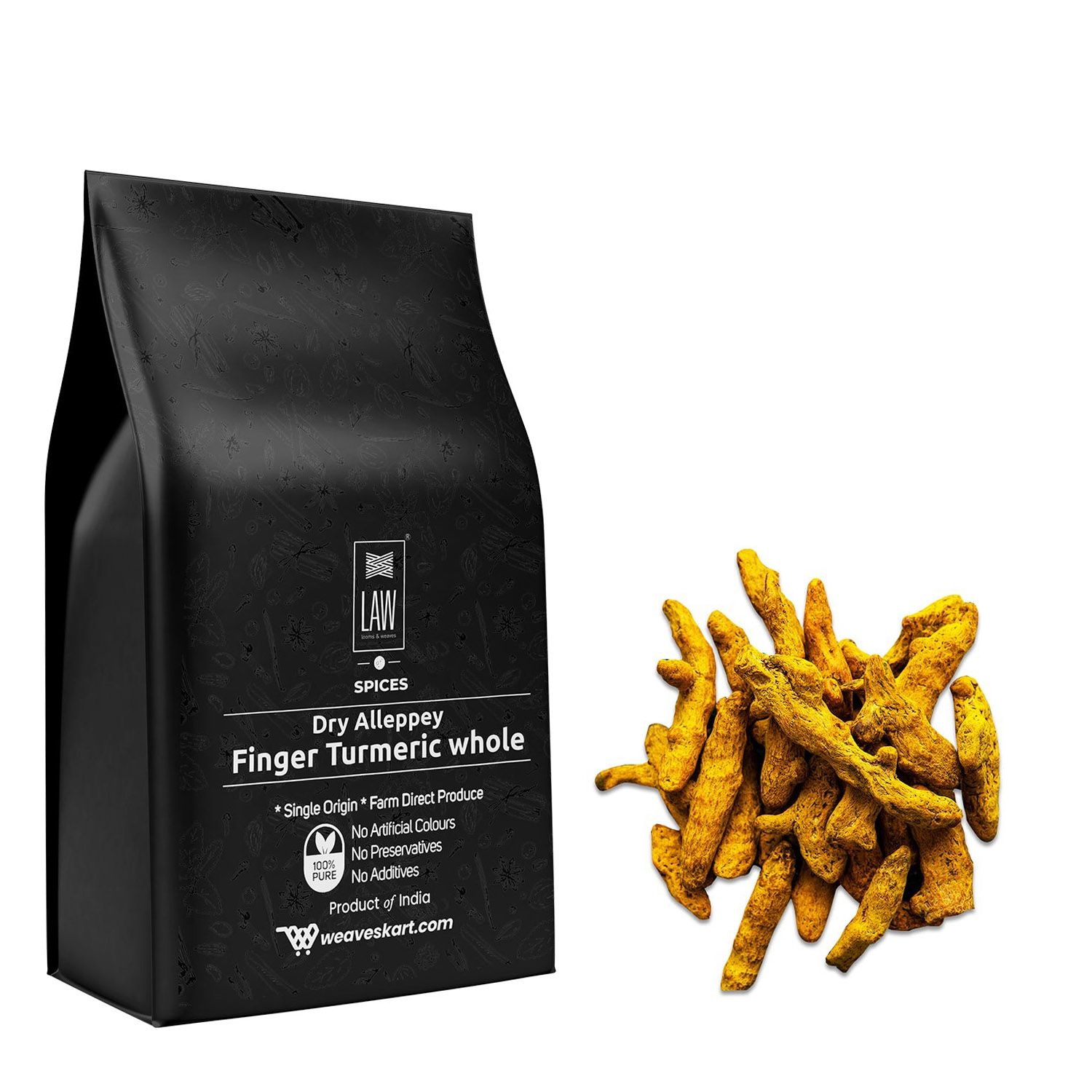 Dry Turmeric whole (Organically grown & Single origin produce)