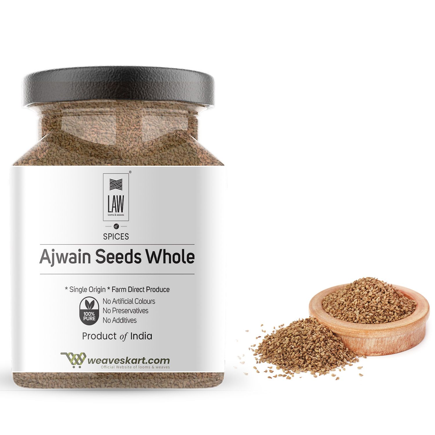 Premium Ajwain Whole – 100 gm (Single Origin, Farm Direct Produce, Organically Grown & Made in small batches)