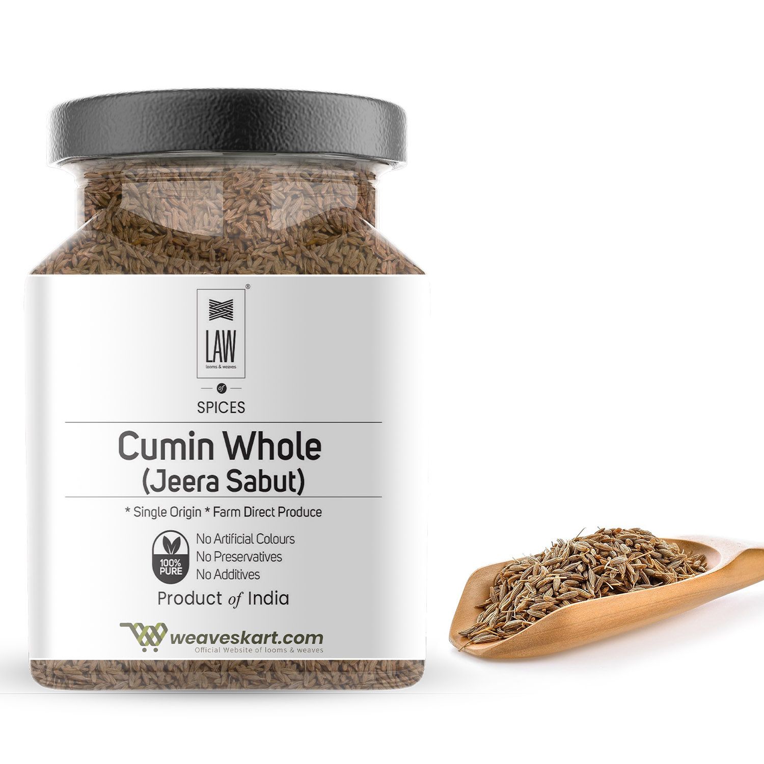 Premium Cumin Whole /Jeera Sabut – 100 gm (Single Origin, Farm Direct Produce, Organically Grown & Made in small batches)