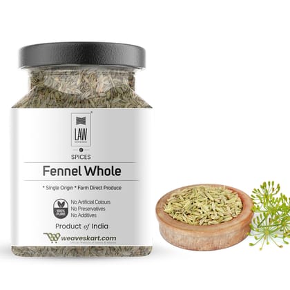 Premium Fennel whole – 100 gm (Single Origin, Farm Direct Produce, Organically Grown & Made in small batches)