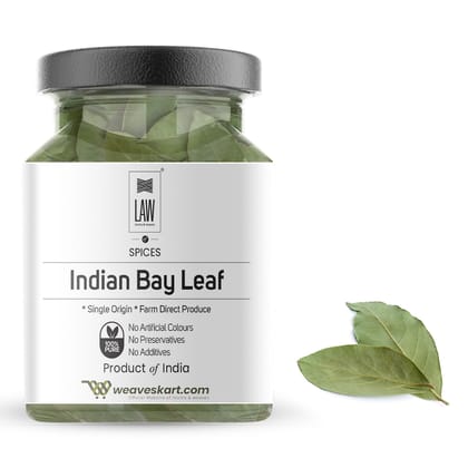 Premium Indian Bay Leaf Whole – 50 gm (Single Origin, Farm Direct Produce, Organically Grown & Made in small batches)