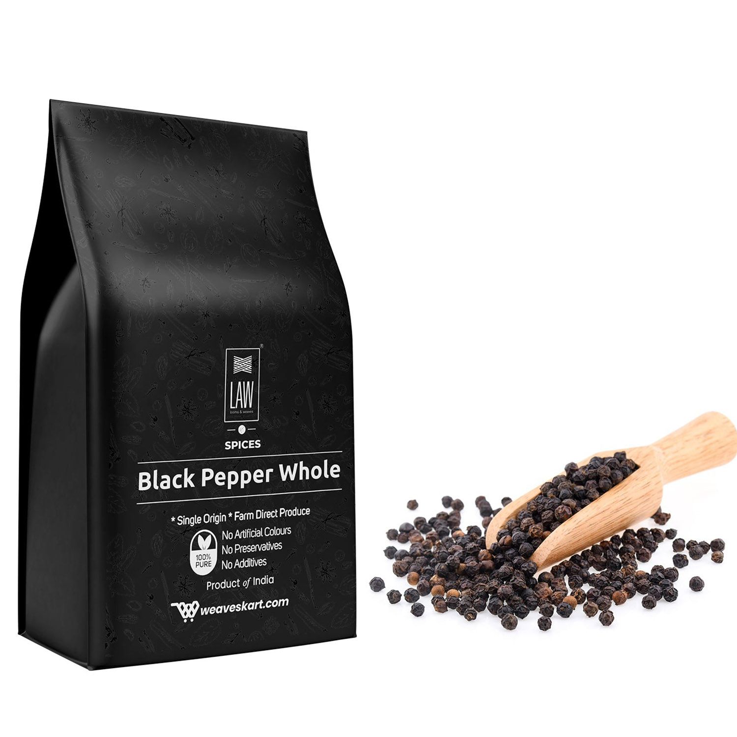 Special Graded Malabar Black Pepper Whole (काली मिर्च) (Organically Grown, Single Origin & Homestead Produce)