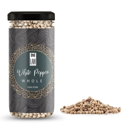 Whole White Pepper (Organically Grown, Single Origin & Homestead Produce)