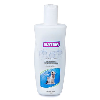 OATEM Shampoo with Oatmeal for Dog, Puppies and Cats, 200 ml