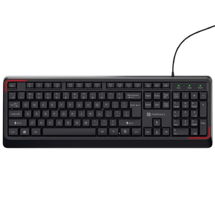 Portronics -  KI-PAD Black USB Wired Desktop Keyboard