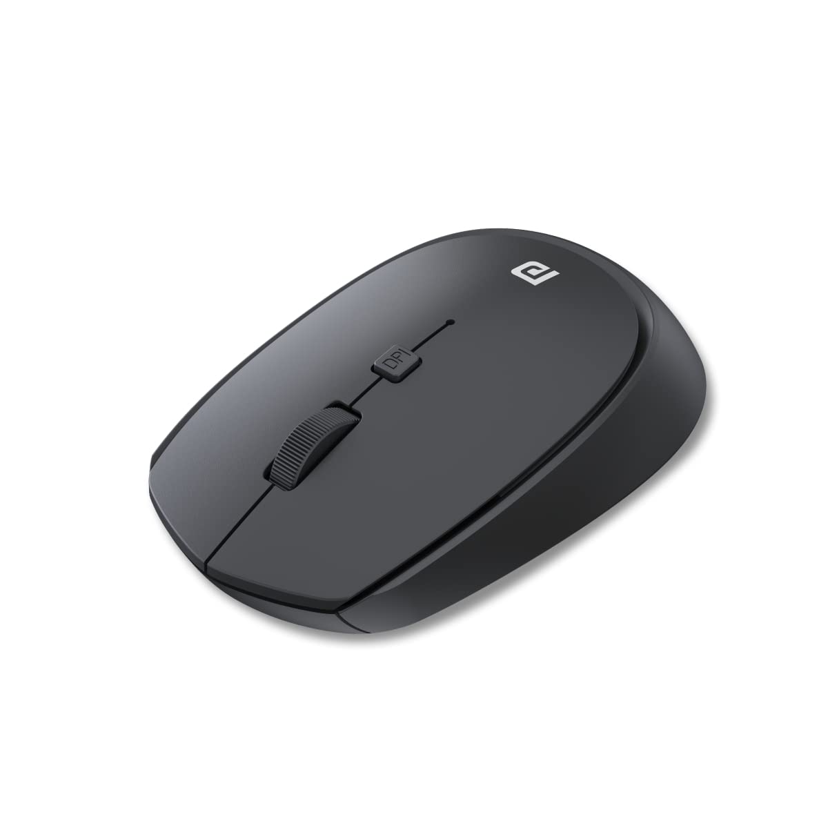 Portronics Toad 23 Wireless Optical Mouse with 2.4GHz, USB Nano Dongle, Optical Orientation, Click Wheel, Adjustable DPI(Black)