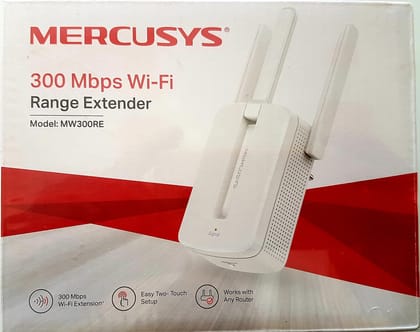 Mercusys MW300RE Wireless Repeater WiFi Booster | MIMO Technology | Three External Antennas | 300Mbps Speed Wi-Fi Range Extender