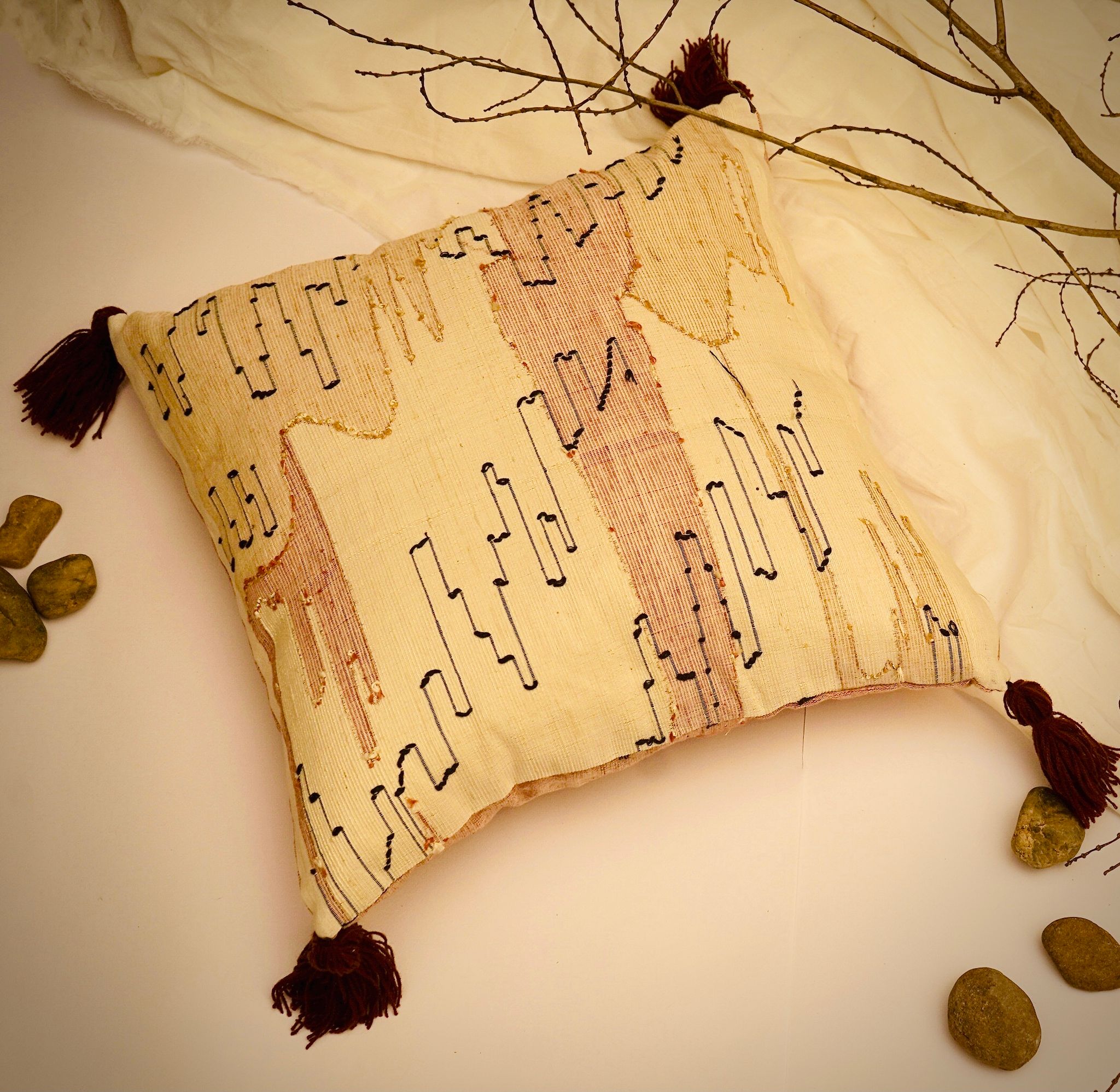 Handcrafted cushion Cover