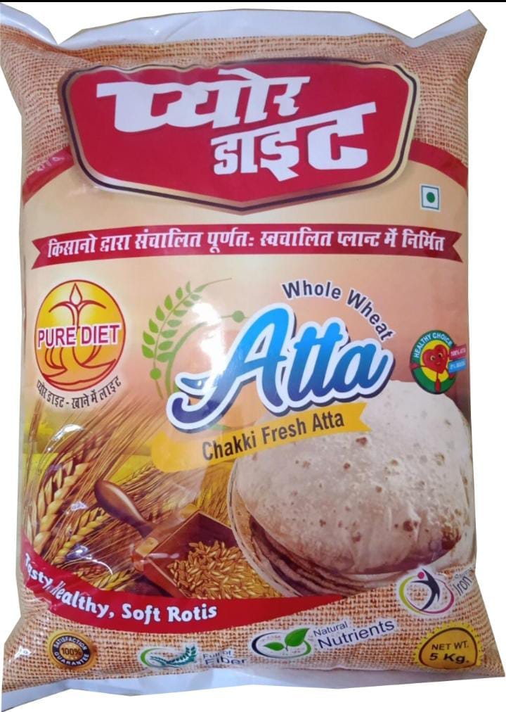 Purediet Chakki Fresh Atta 5 Kg