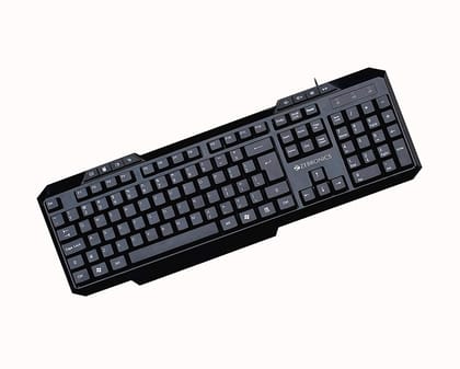 ZEB-KM2000 USB Wired Multimedia Keyboard (USB 2.0, Black Color)