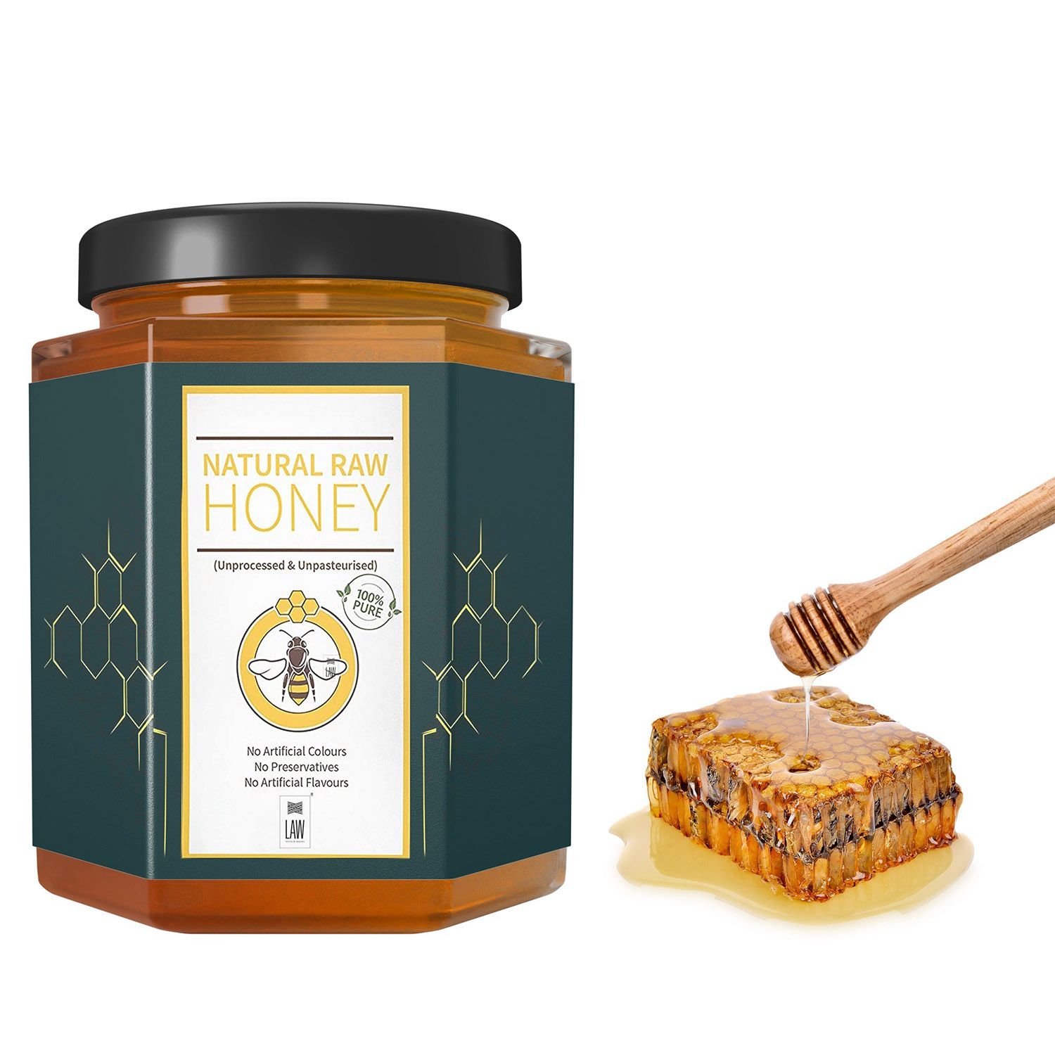 100% Pure, Natural & Ethically Sourced Honey – Raw, Unprocessed, Unfiltered & Unpasteurized Honey from Kerala