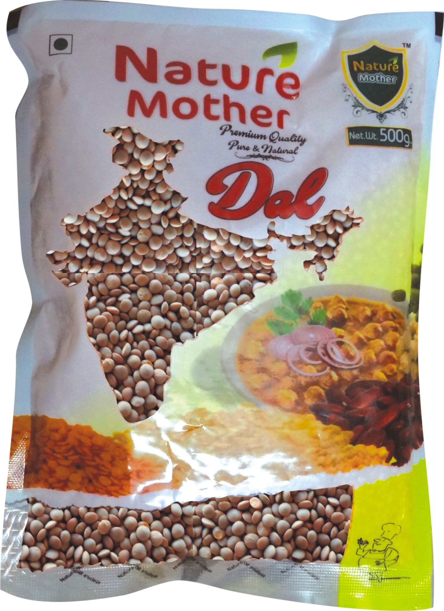 Nature Mother Masoor Kali Dal 500 gm